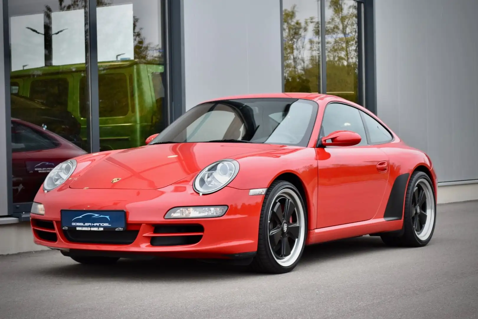 Porsche 997 CARRERA S COUPE SCHALT FUCHS LEDER CHRONO Rouge - 1