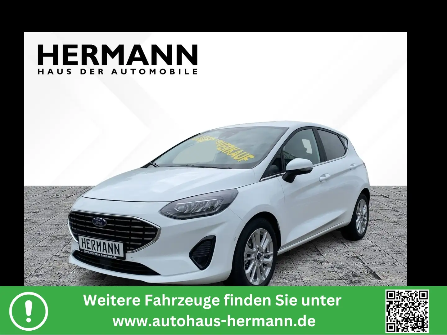 Ford Fiesta 1.0 EcoBoost M-Hybrid Titanium *SYNC*FLA Weiß - 1