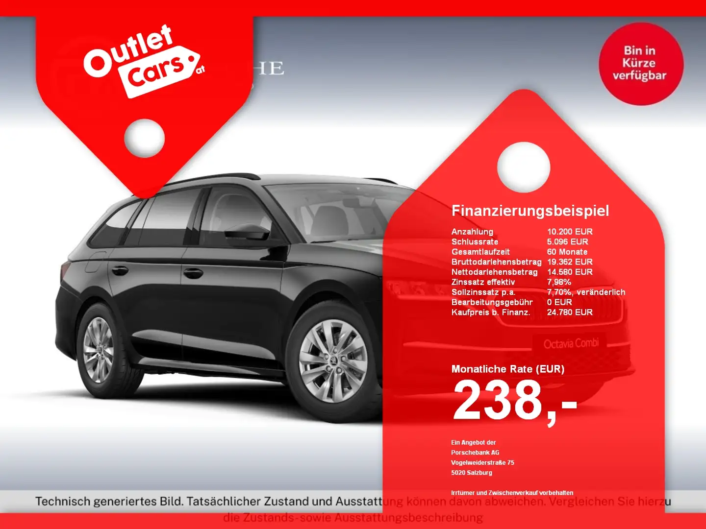 Skoda Octavia Combi 1.5 TSI 85 kW Selection AHK+LED Schwarz - 1