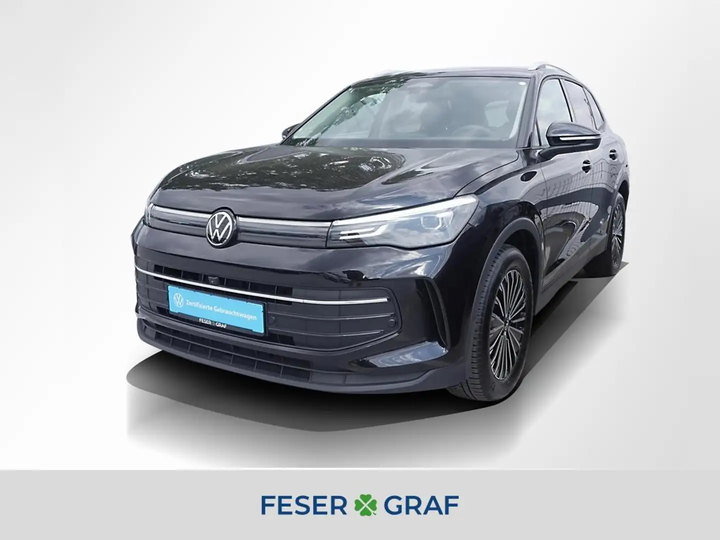 Volkswagen Tiguan 2.0 TDI Life DSG 360° ACC AHK Navi Sitzh. Schwarz - 1