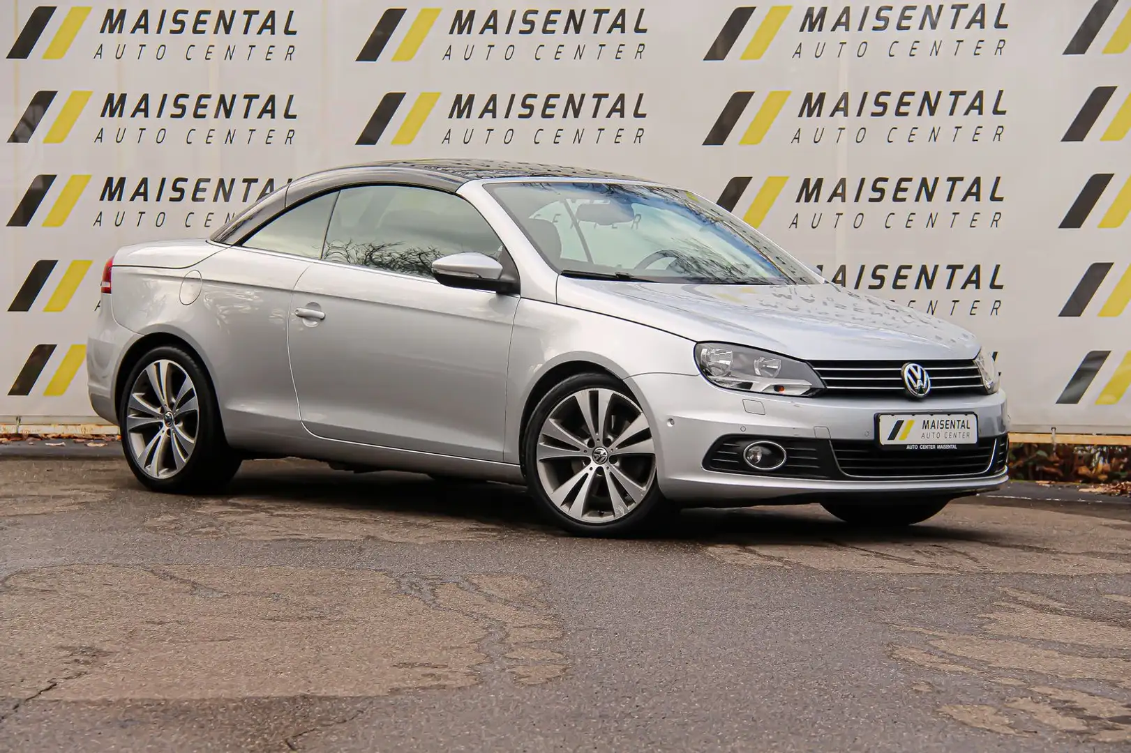 Volkswagen Eos Sport-Paket Chicago BMT|DSG|Navi|SHZ|PDC|18" Ezüst - 1