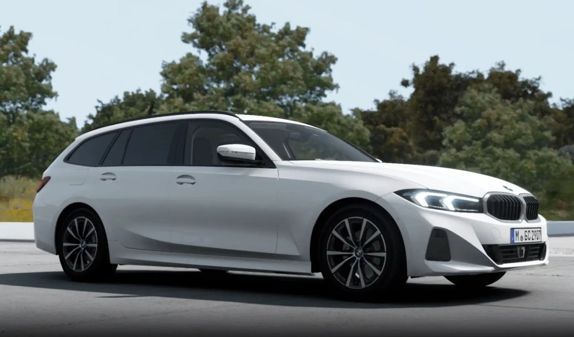 BMW 318 i Touring //Sportsitze HiFi Stop&Go 17"LM Weiß - 2