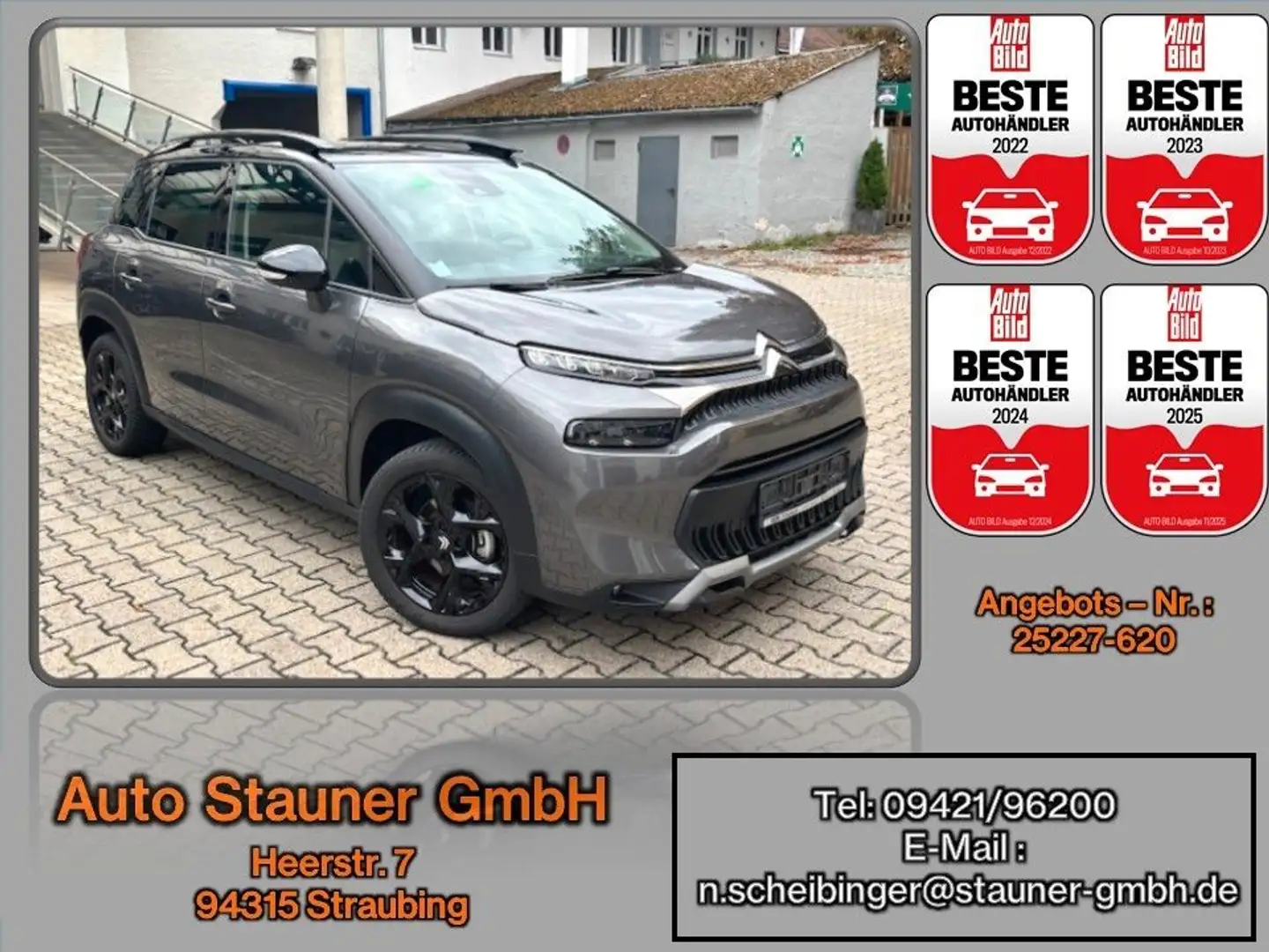 Citroen C3 Aircross 1.2 PureTech 110 HuD/KAMERA/TEMPOMAT Grau - 1