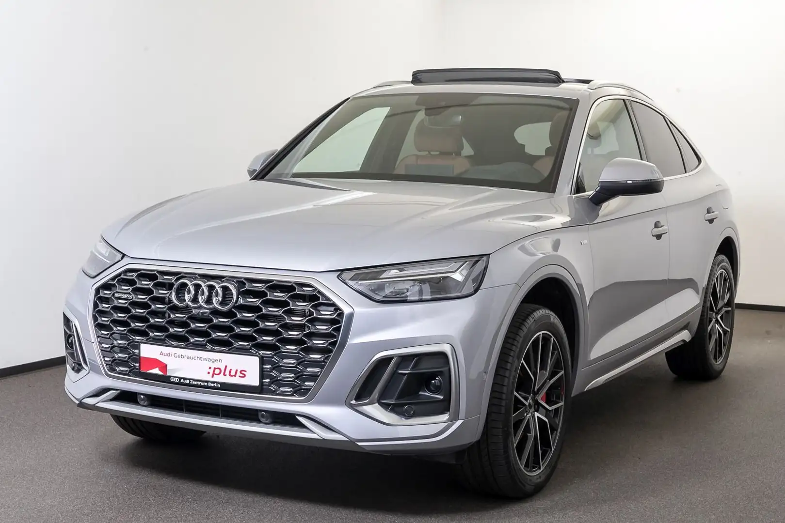 Audi Q5 S line 50 TFSI e qu.S tr. 360°K LED Argent - 2