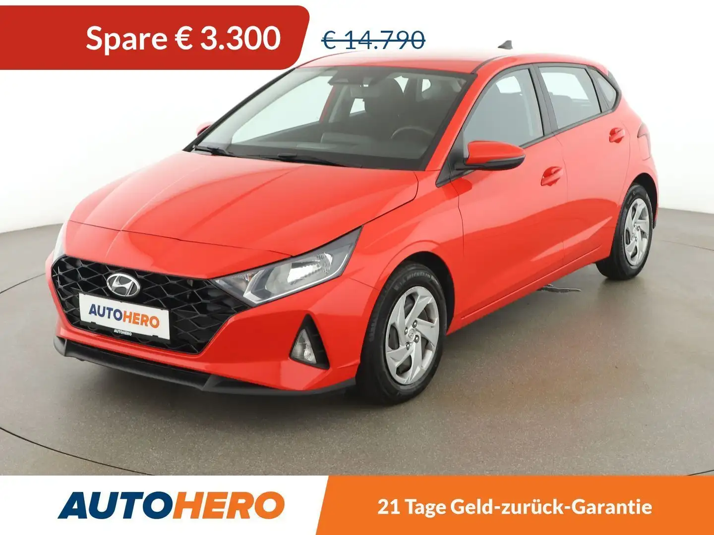 Hyundai i20 1.0 TGDI i Line Plus *CAM*SPUR*KLIMA*CARPLAY&AUTO* Rot - 1
