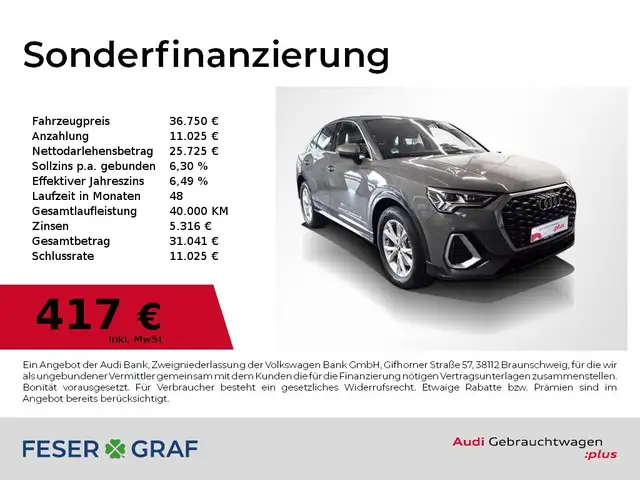 2023 Audi Q3 in Grey for sale