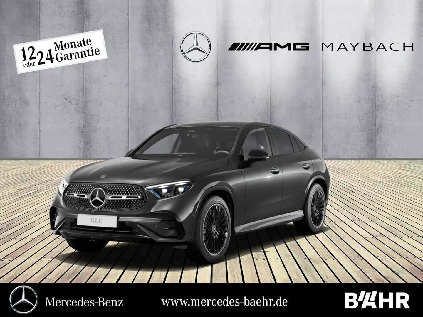 Mercedes-Benz GLC 300 GLC 300 d e 4M Coupé AMG+Night/MBUX/Digital-Lig. Grau - 1