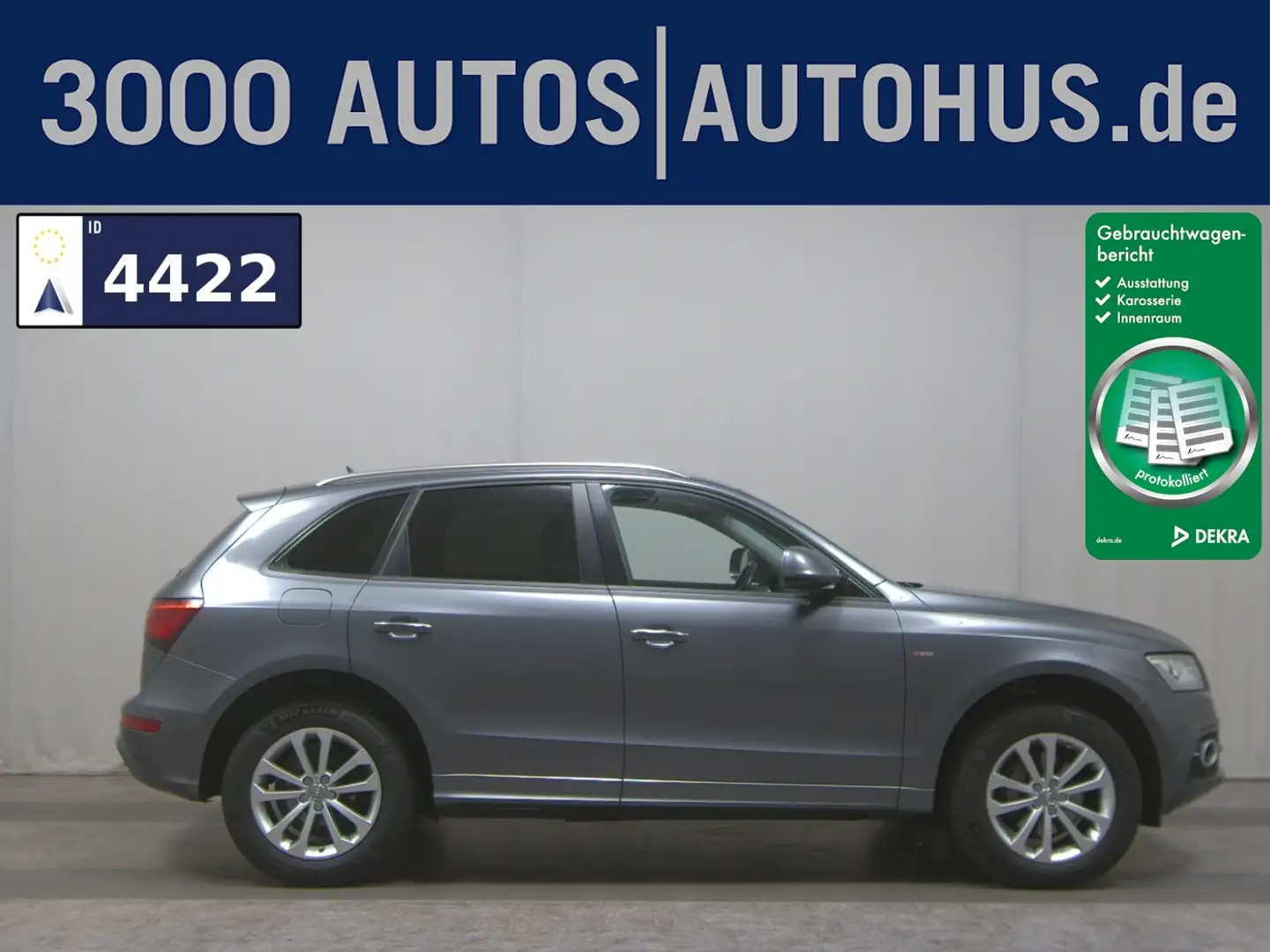 Audi Q5 2.0 TDI Qu. S-Line Ext. Navi Xenon PDC Shz Gris - 1