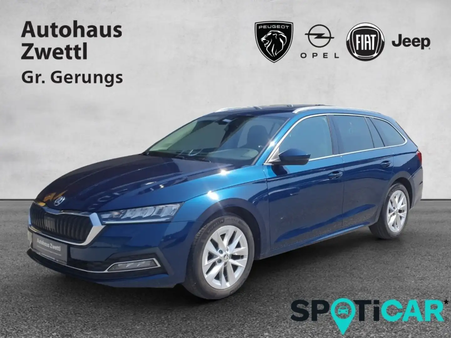 Skoda Octavia Kombi 2,0 TDI Ambition Blau - 1
