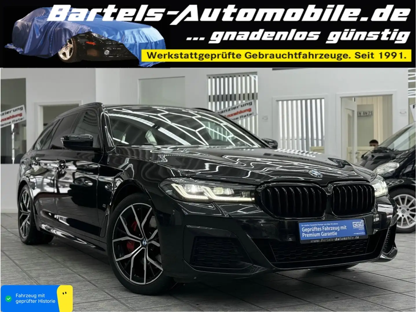 BMW 520 dA Touring xDrive M-Paket, LED, Leder, DAB Schwarz - 1