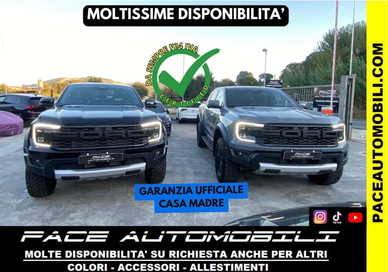 Ford Ranger Raptor 2.0 4WD RAPTOR KAMERA 360 5 POSTI -N1- PELLE FULL