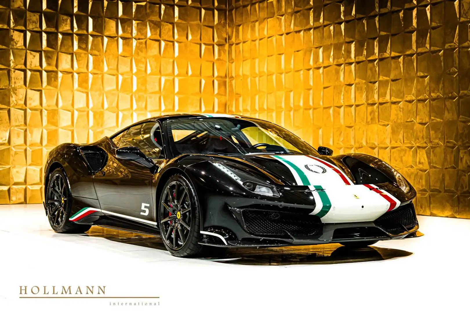 Ferrari 488 Piloti + CARBON FIBER + LIFT + CAMERA Чёрный - 1