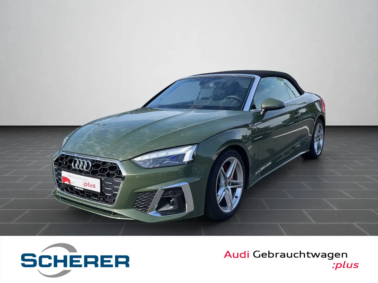 Audi A5 40 TDI S line S tronic LASER AHK AC Grün - 1