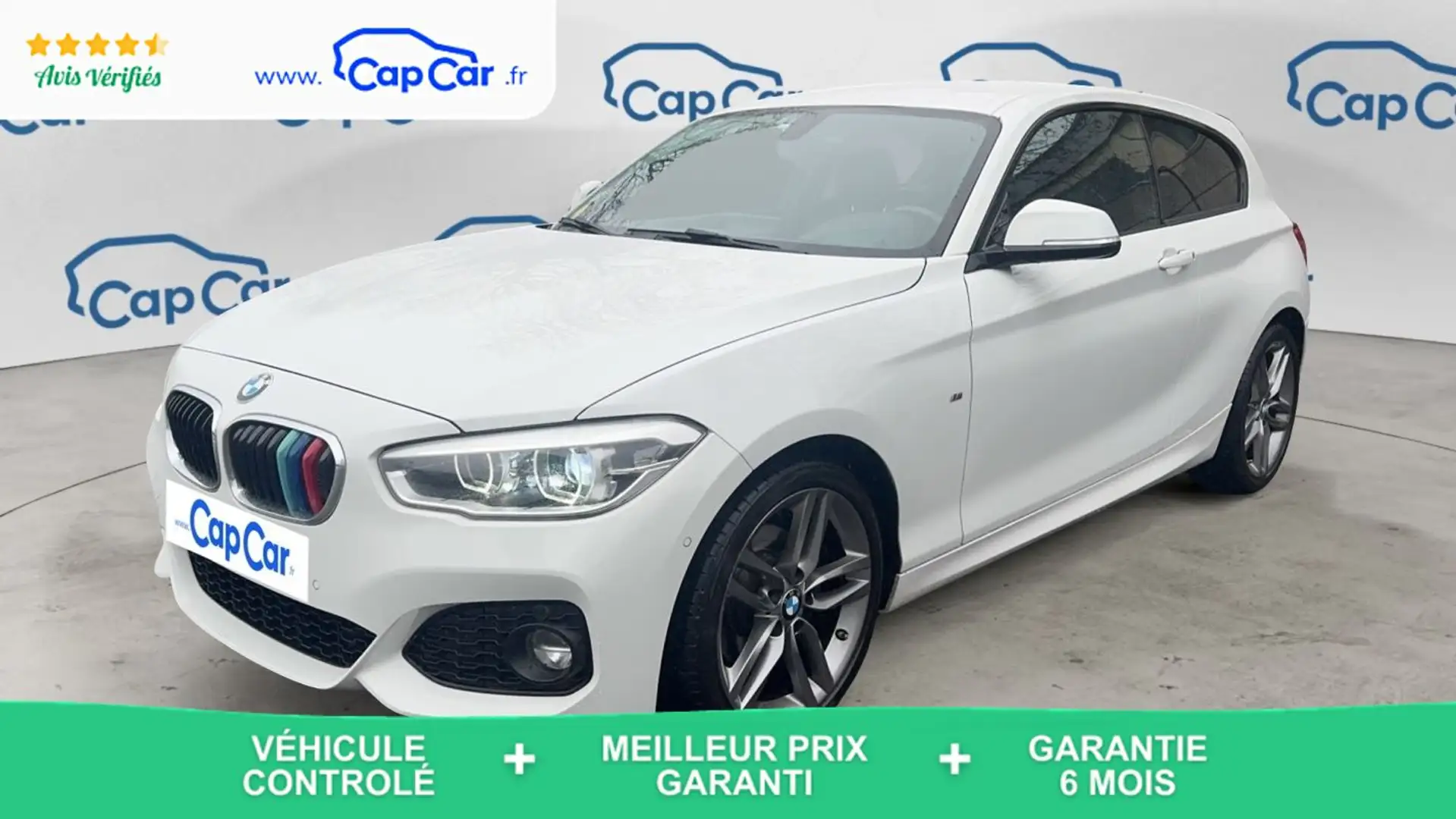 BMW 120 120d 190 xDrive BVA M Sport Blanc - 1