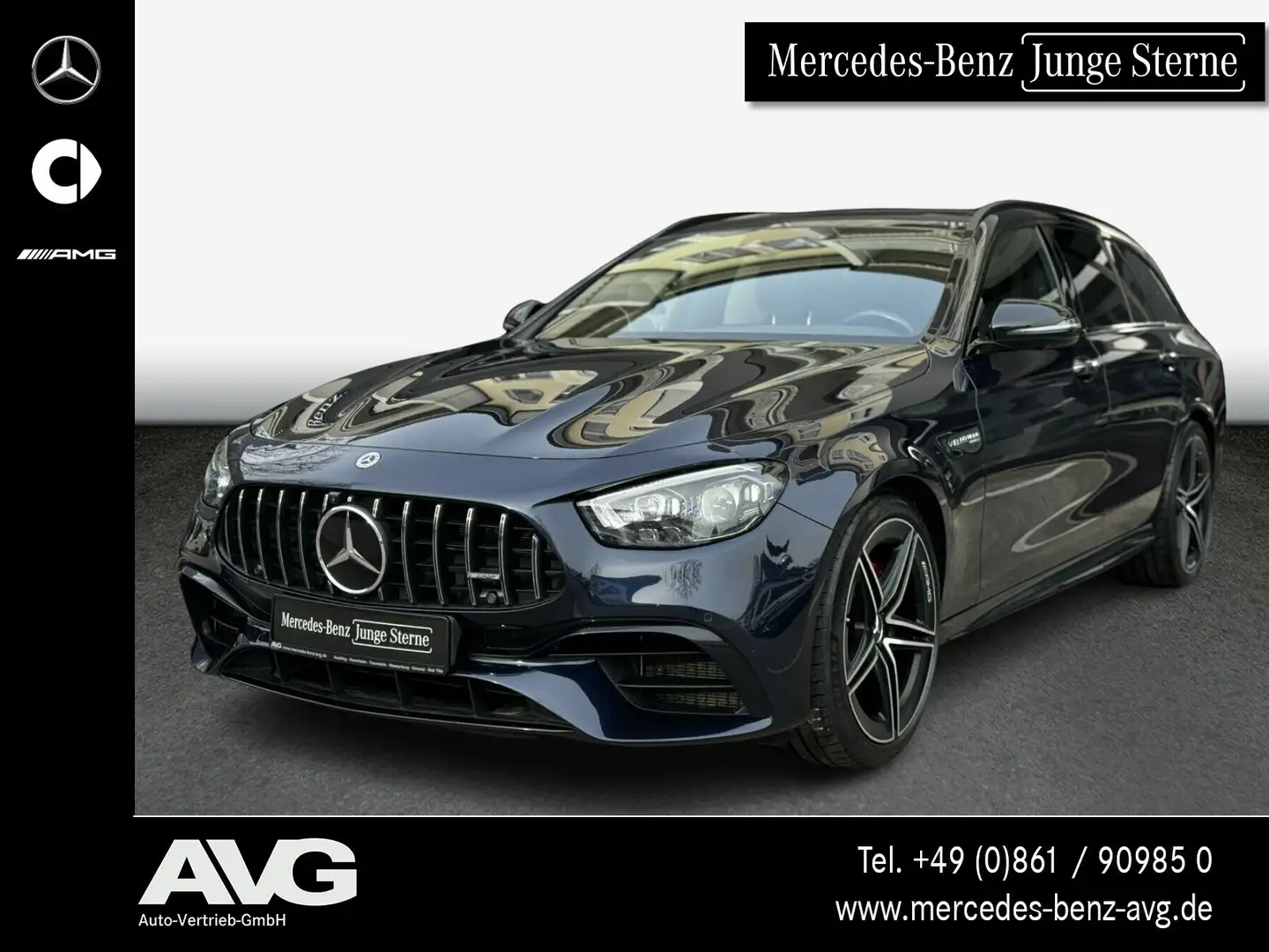 Mercedes-Benz E 63 AMG Mercedes-AMG E 63 S 4M T MBeam BURM StndHzg PANO Blau - 1