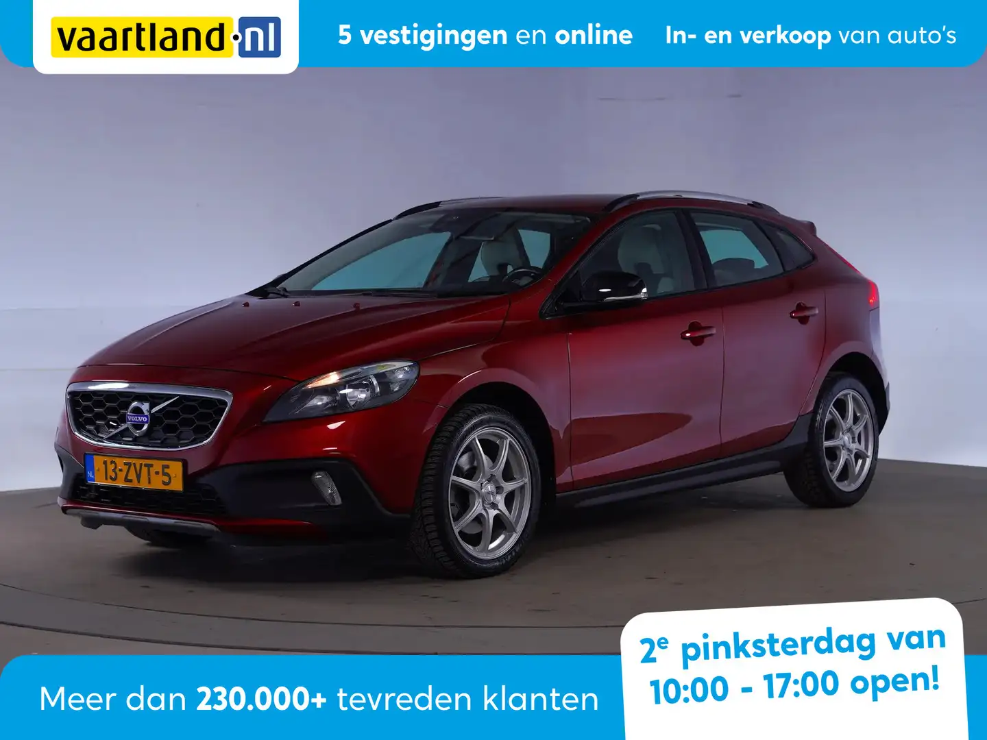 Volvo V40 1.6 T4 Momentum [ airco cruise lichtmetaal ] Rojo - 1