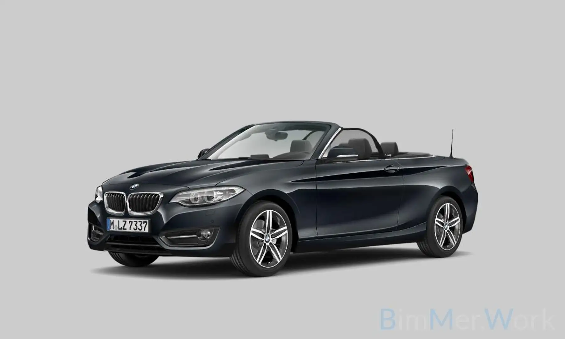 BMW 220 d Cabrio Sport Line *Navi-Prof*inkl Garantie Grau - 1