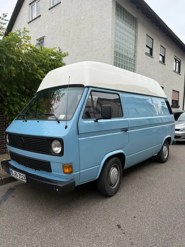 Volkswagen T3 W T3 Camper Bulli Hochdach | neuer Motor + Zylinde, foto 1