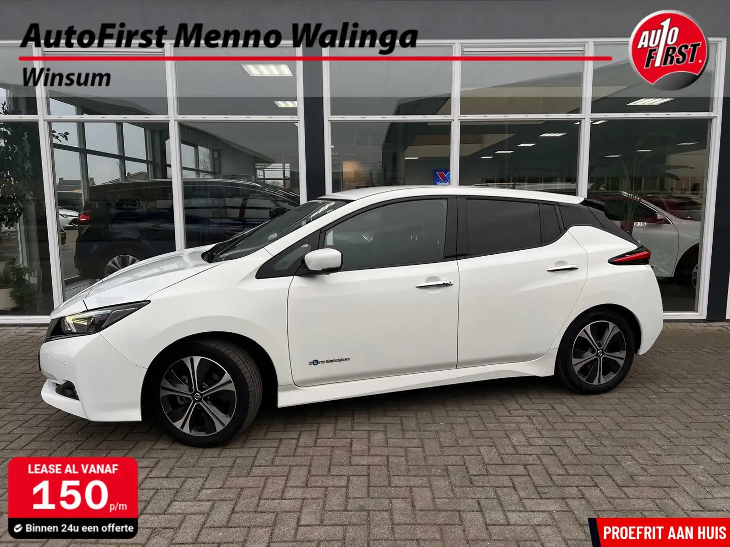 Nissan Leaf N-Connecta 40 kWh|Stoel/stuurverwarming|Navi|Rondo Blanco - 1