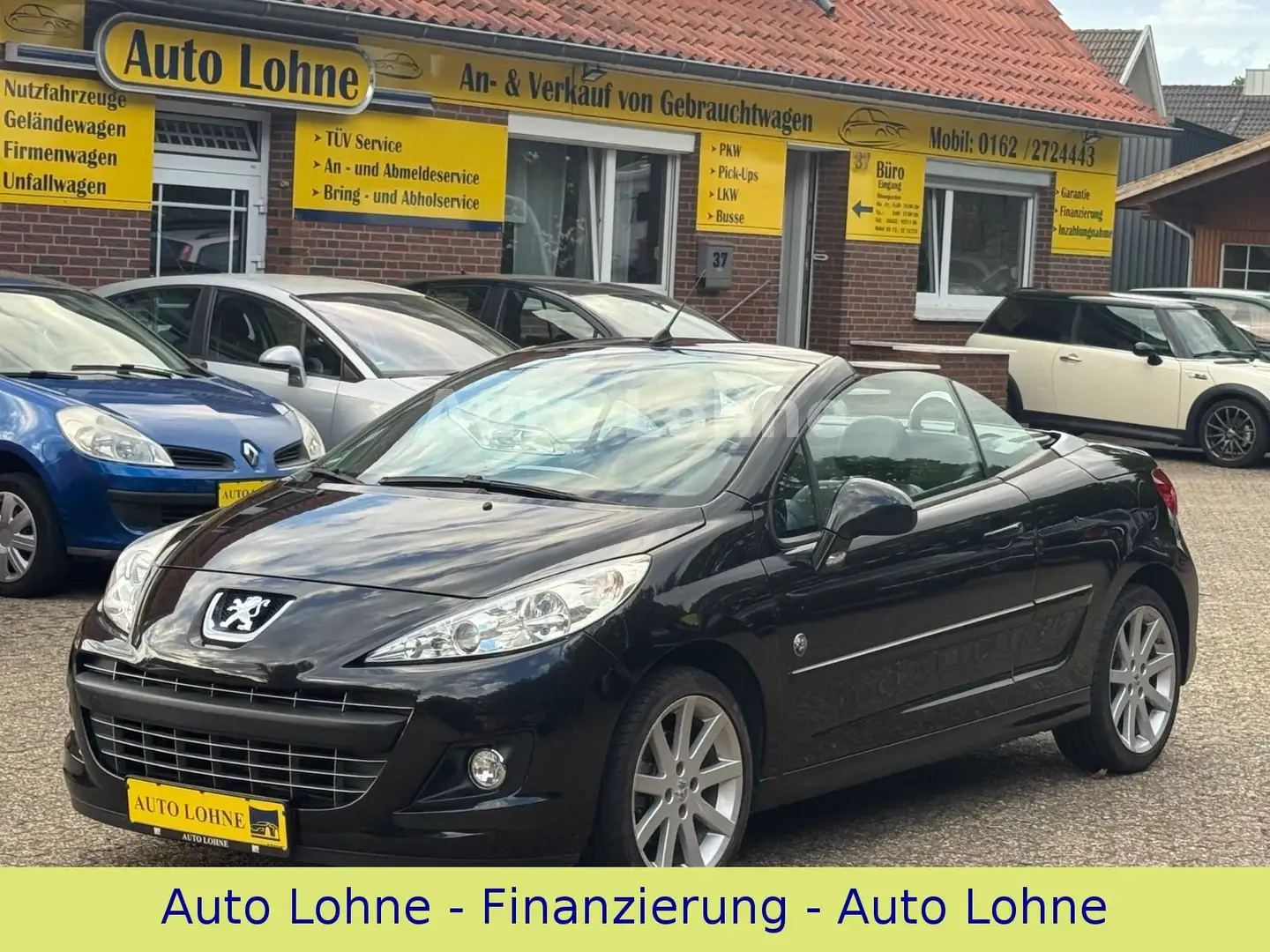 Peugeot 207 CC Cabrio-Coupe Roland Garros Sitzheizung Schwarz - 1