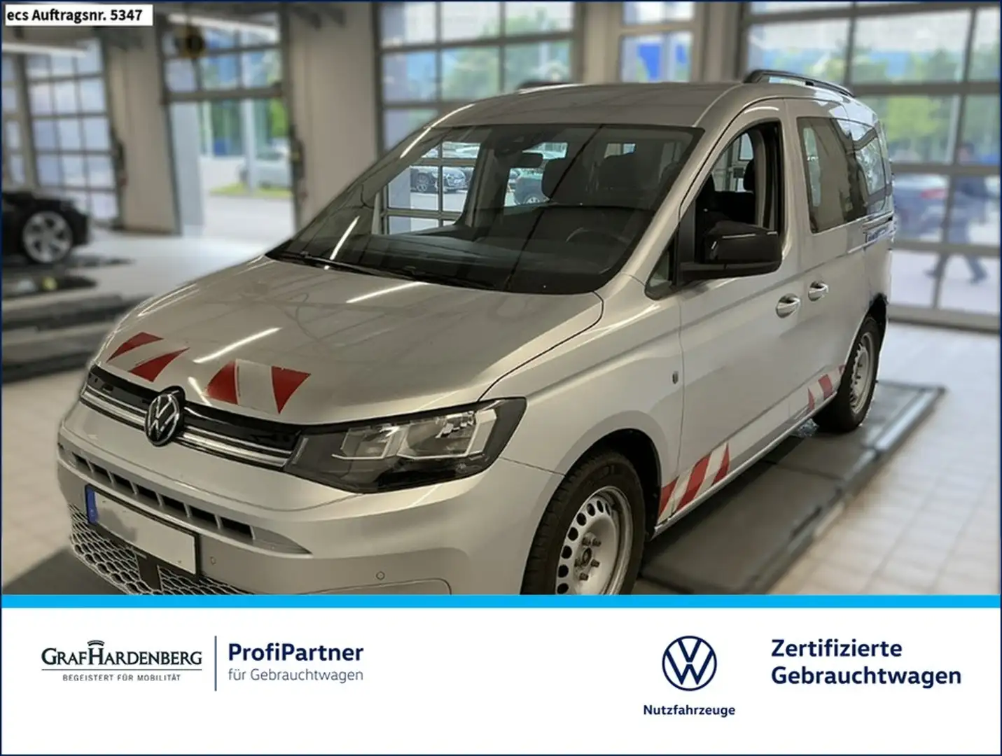 Volkswagen Caddy 2.0 TDI DSG Life Navi ACC DAB+ Argento - 1