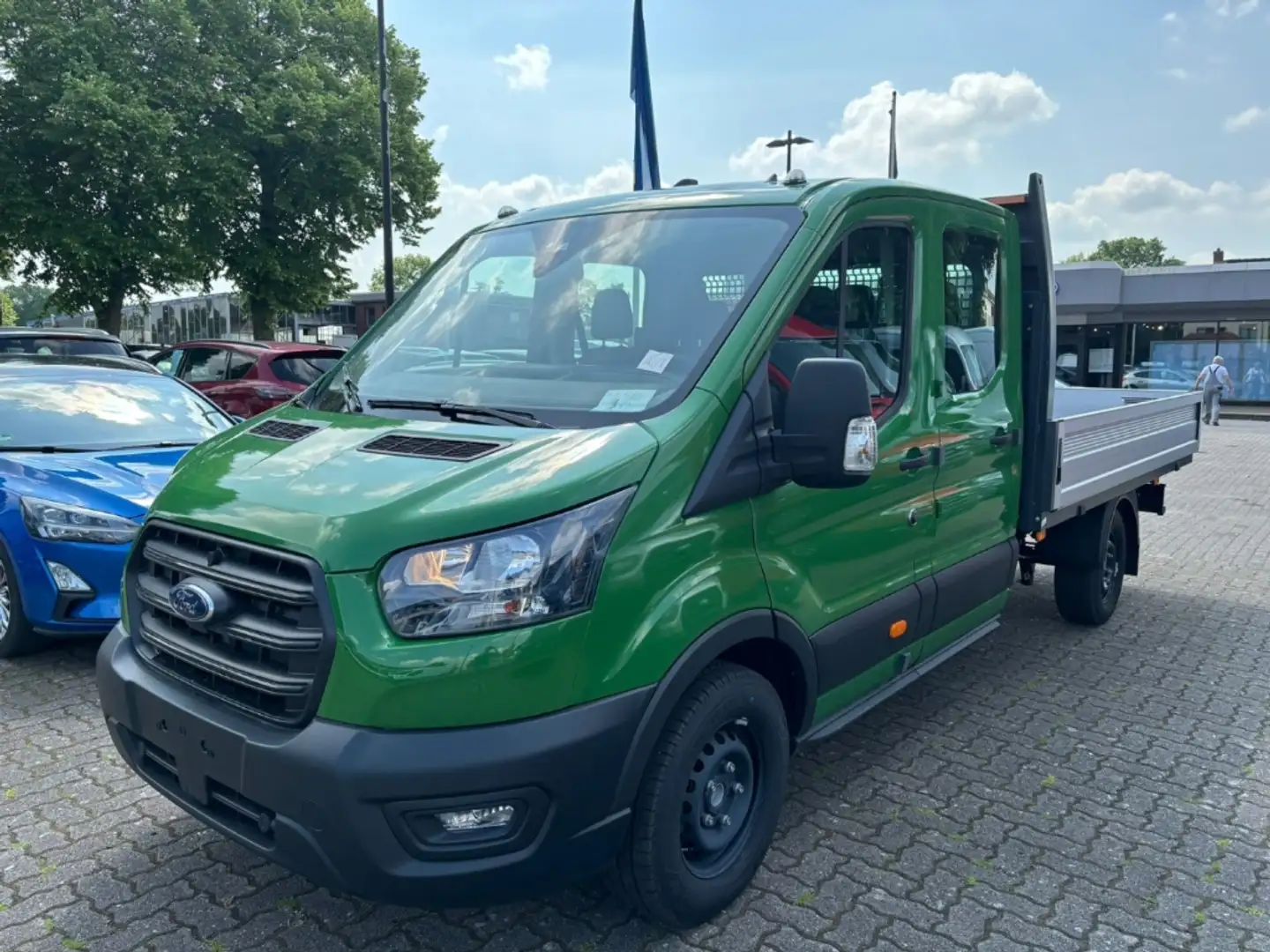 Ford Transit PRITSCHE DOKA TREND 350 L4  AHK / STANDHEIZUNG / G Groen - 2