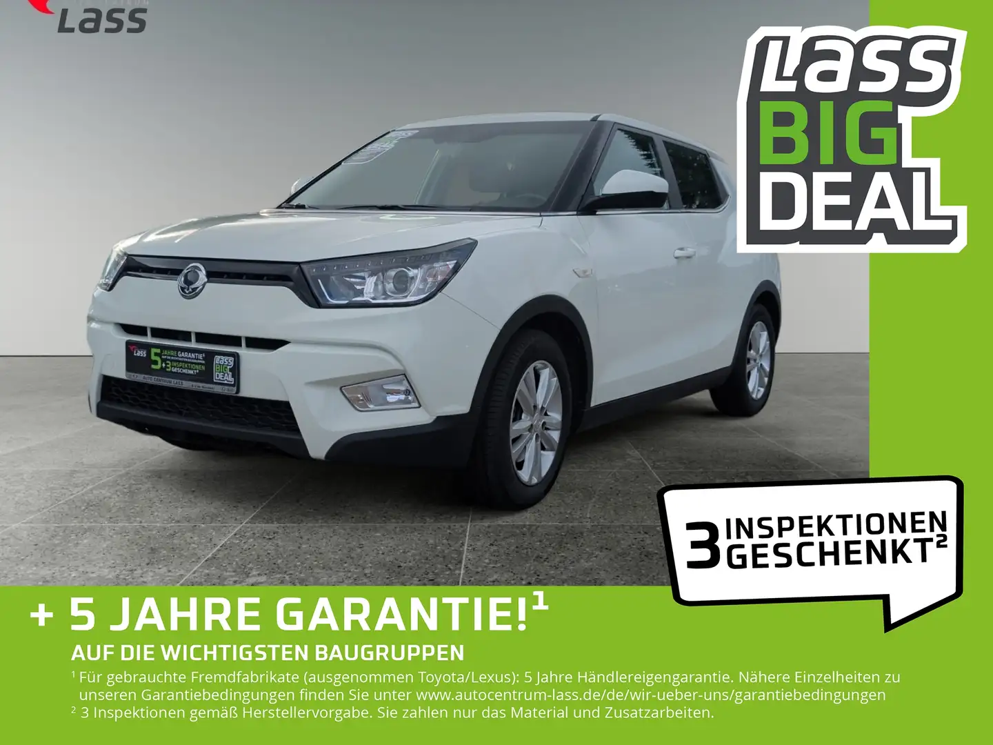 SsangYong Tivoli 1.6 Diesel Quartz +Automatik+Navi+AHK+ Blanc - 1