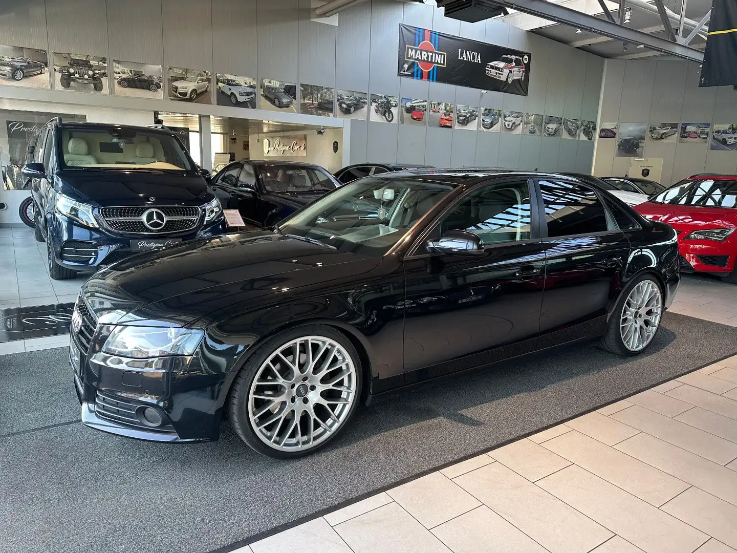 Audi A4 3.0TDI QUATTRO AMBITION STHZ NAVI 20´GEWINDE! Schwarz - 2