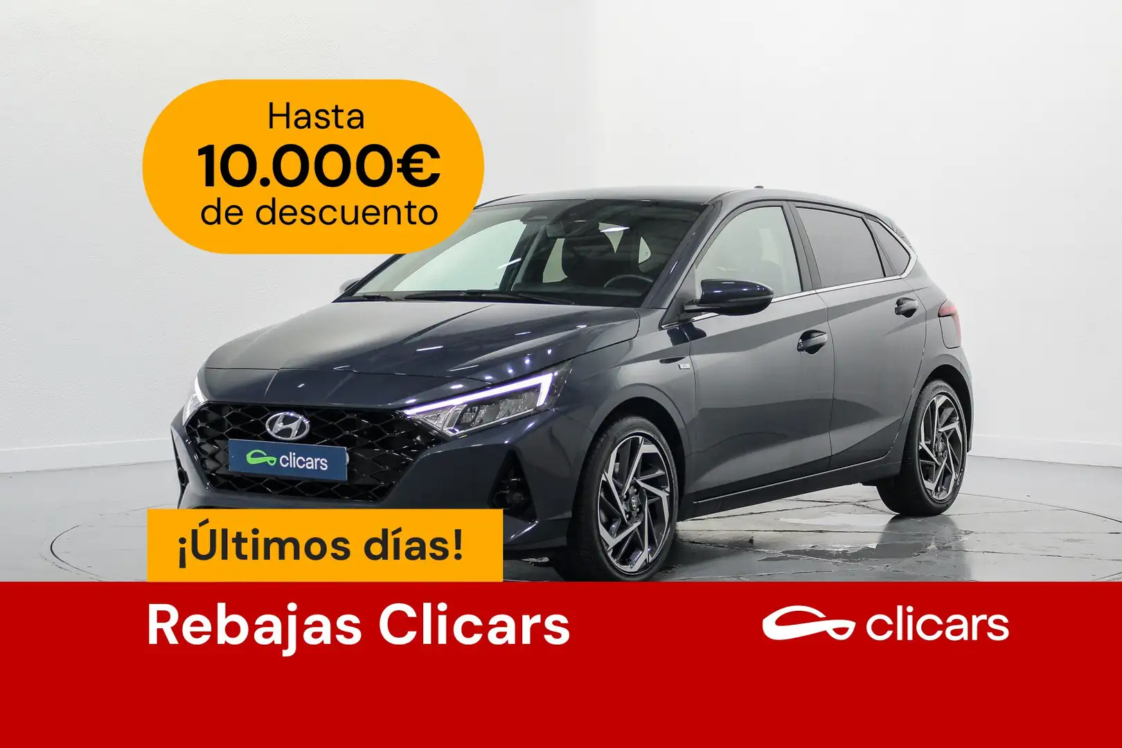 Hyundai i20 1.0 TGDI Tecno 48V 100 Gris - 1