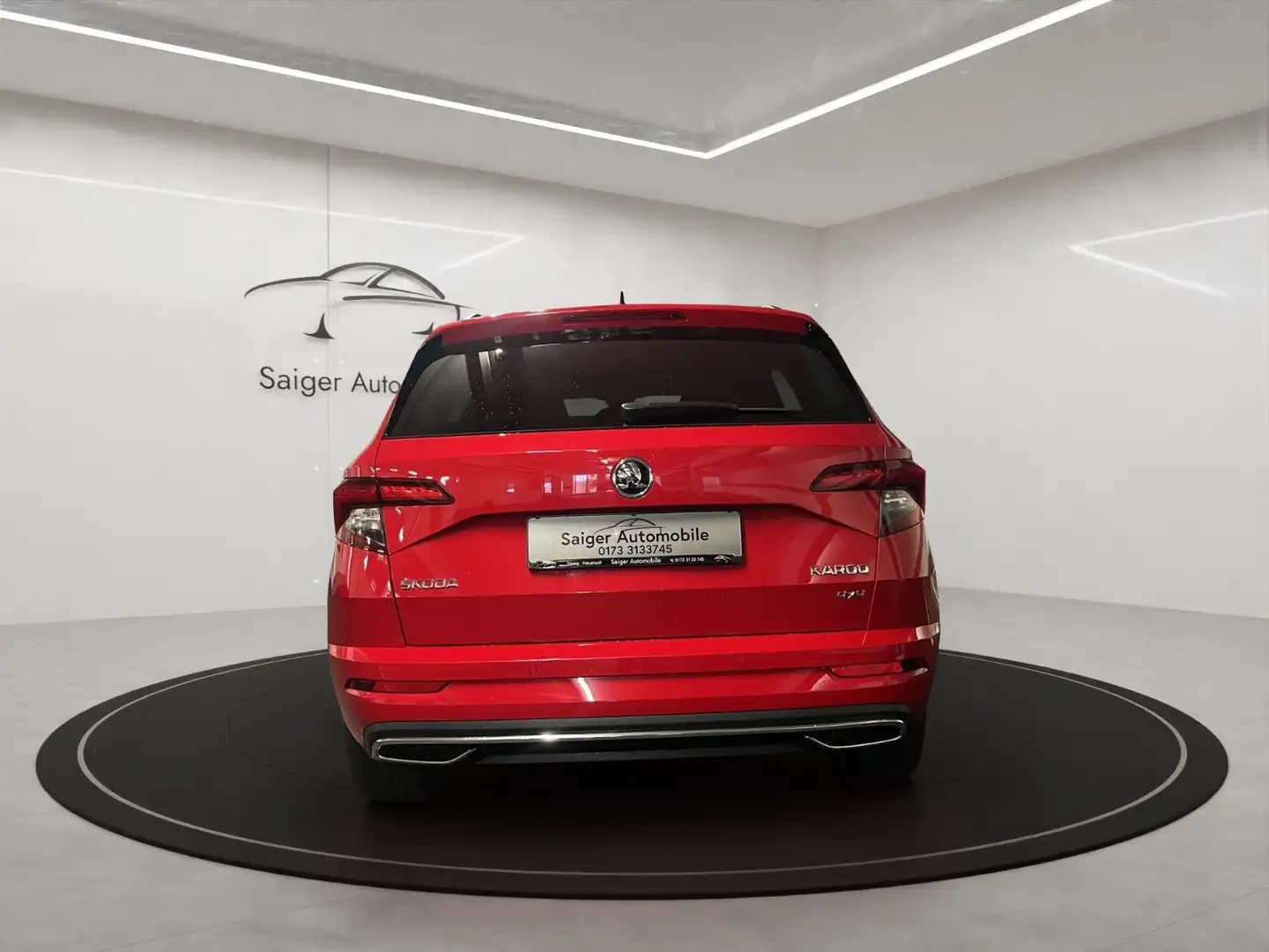 Skoda Karoq Sportline  4x4 Automatik Pdc Sch Navi Rouge - 2