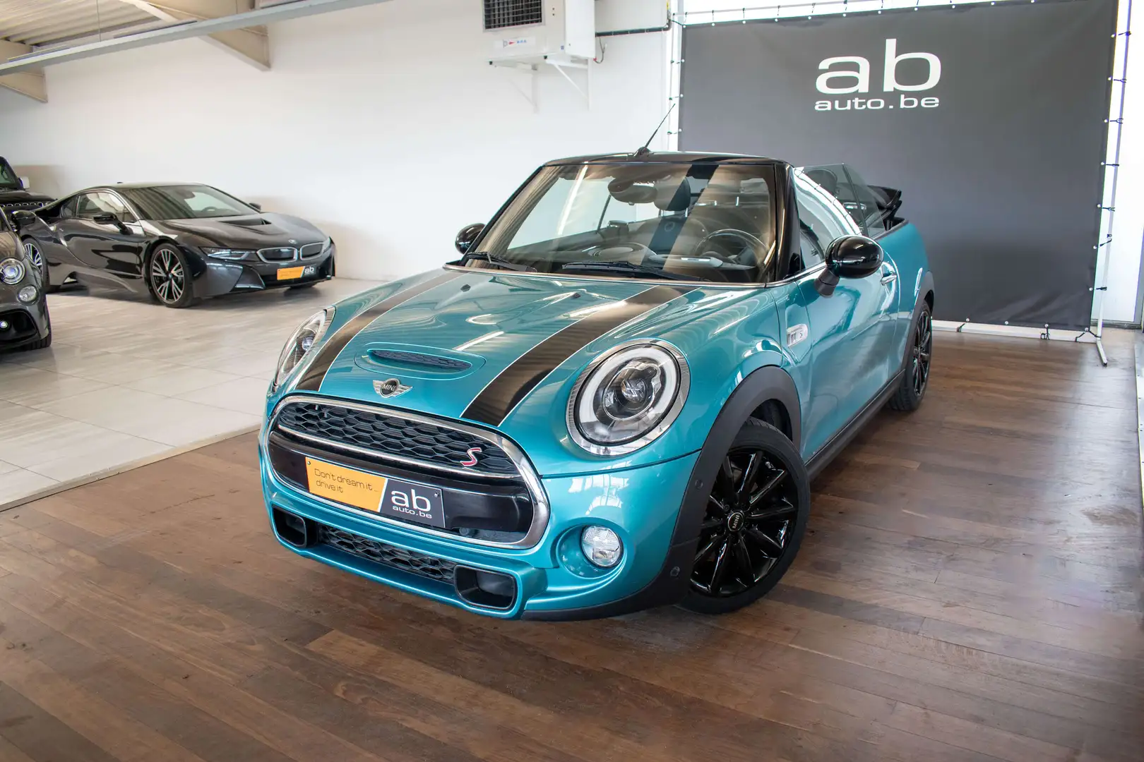 MINI Cooper S Cabrio S CABRIO *MINI YOURS*, LED, CAMERA, ZETELVERW, HUD Bleu - 2