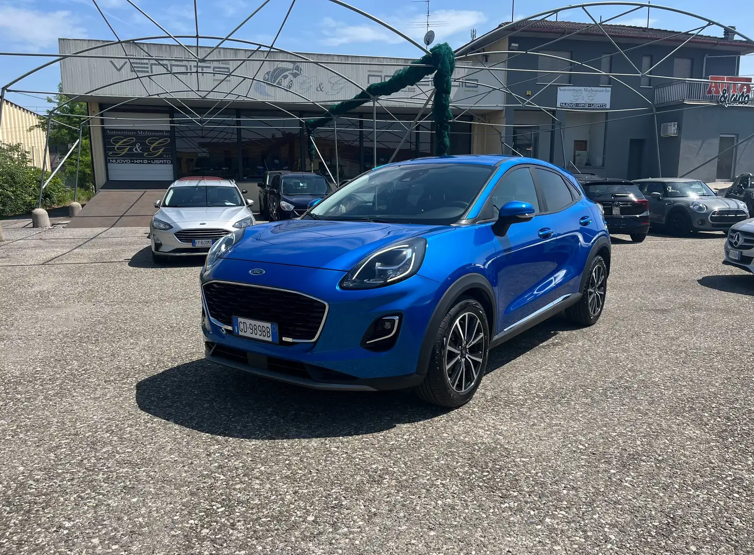 Ford Puma Puma 1.0 ecoboost h Titanium s Bleu - 1
