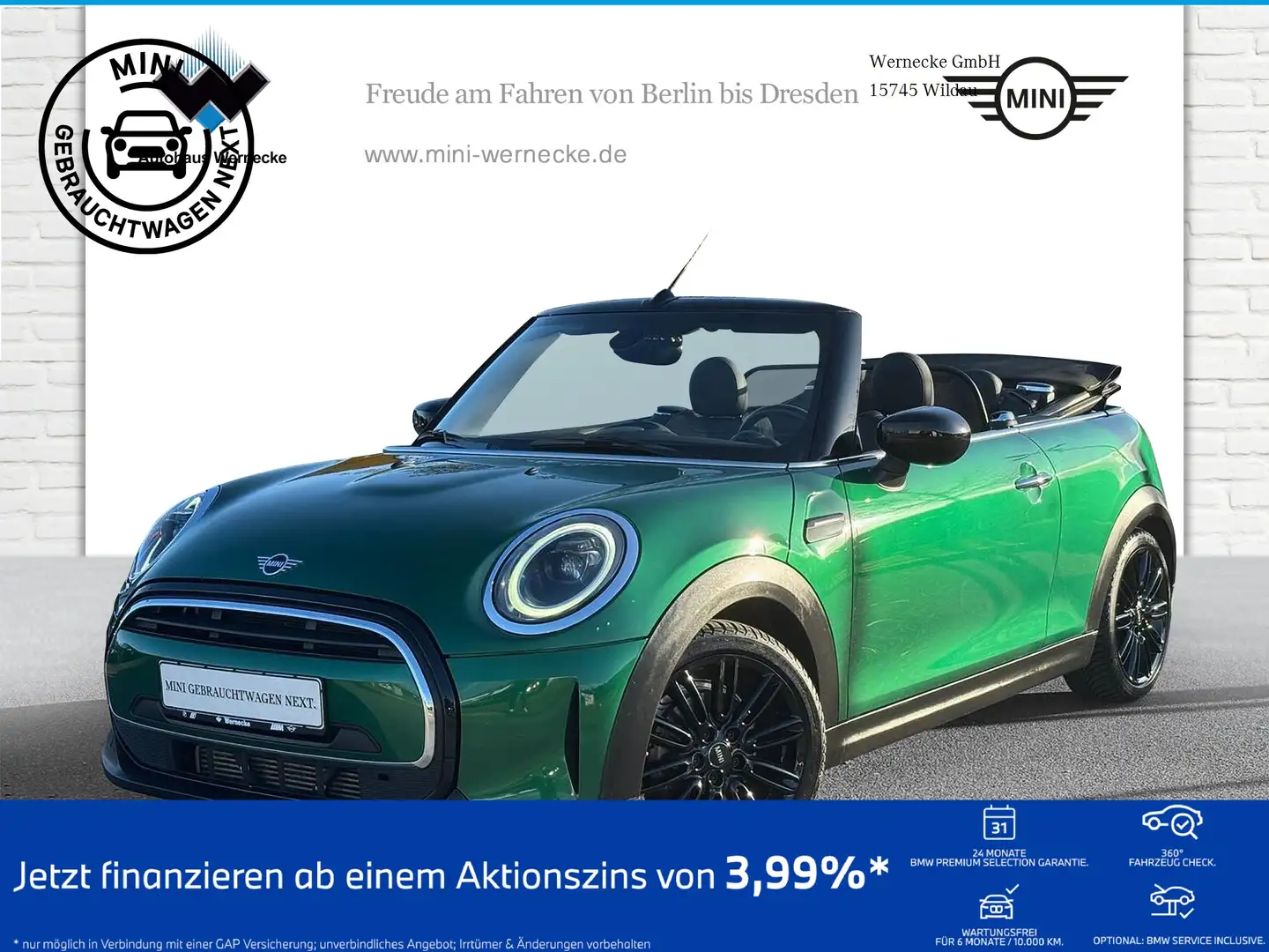 MINI Cooper Cabrio Cooper Cabrio DAB LED Komfortzg. Tempomat Shz Grün - 1