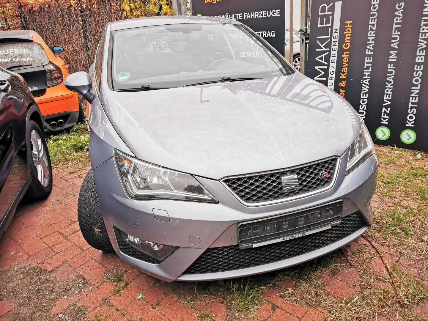 SEAT Ibiza FR 4TÜR UNFALL STOßSTANGE HINTEN Blau - 1