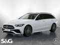 Mercedes-Benz C 200 d T AMG MBUX+360°+LED+Pano+AHK+Night+Sound Blanc - thumbnail 1