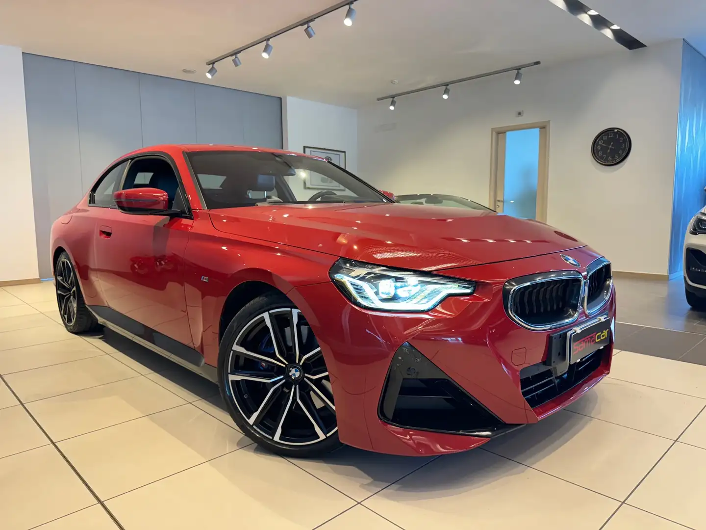 BMW 220 Serie 2 Coupe 220d Coupe mhev 48V MSport auto Rosso - 1