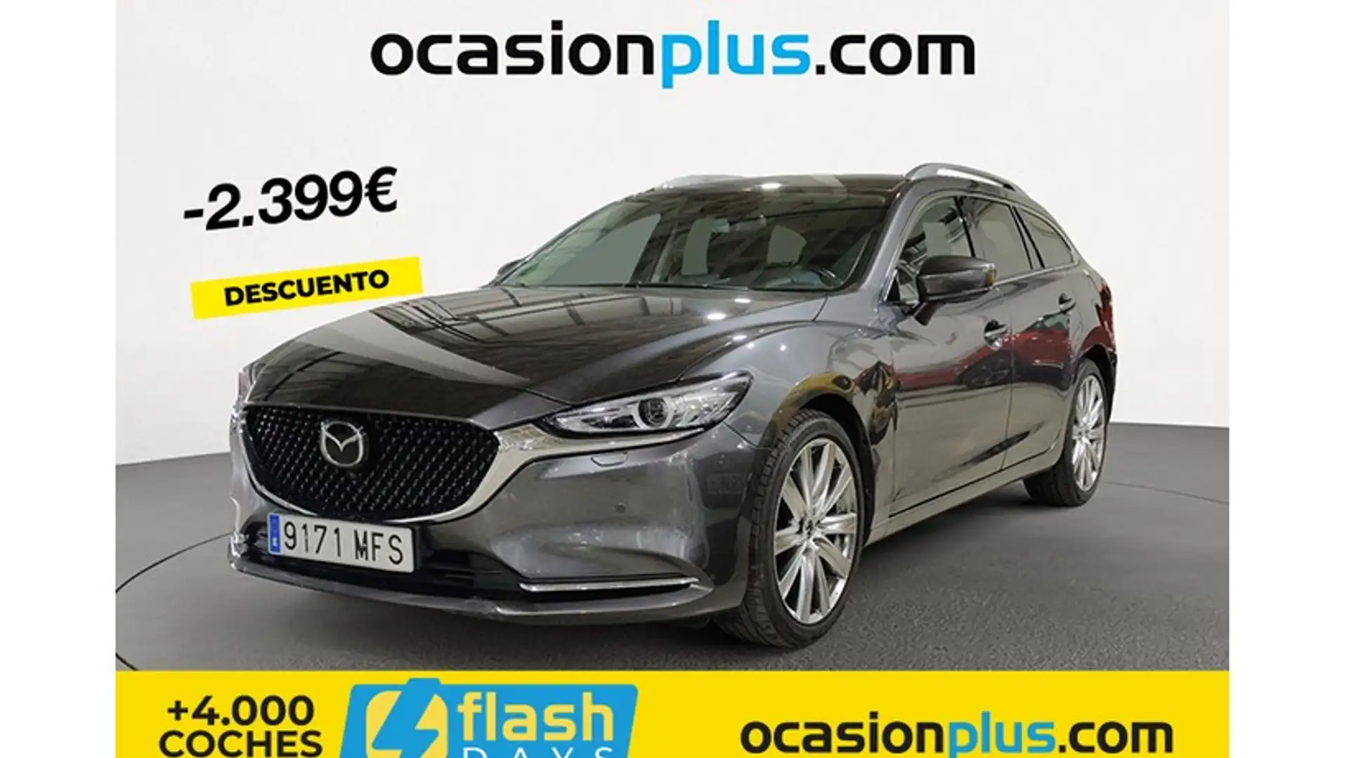 Mazda 6 2.0 Skyactiv-G Exclusive-Line 165 Gris - 1