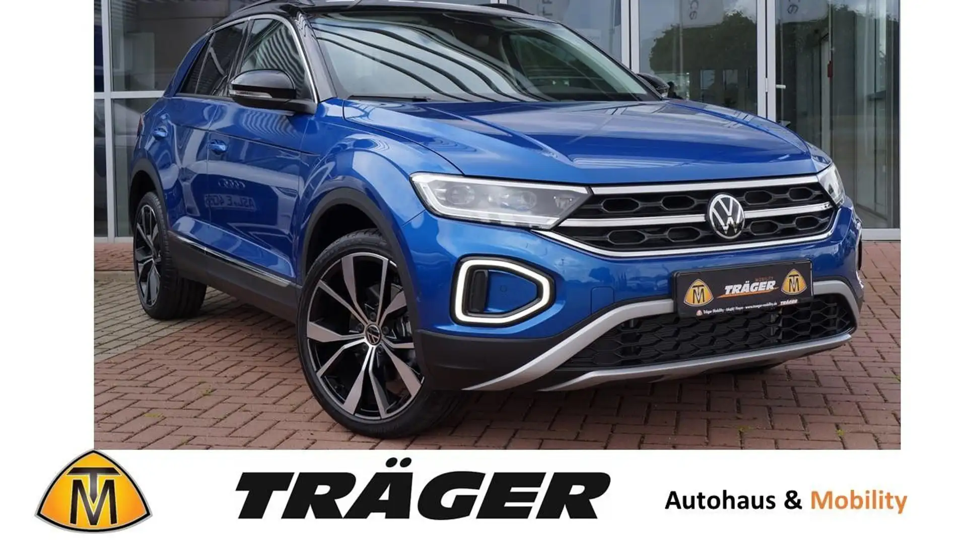Volkswagen T-Roc Style 1.5 TSI DSG 19'Alu,AHK,Standhzg,LED Blau - 1