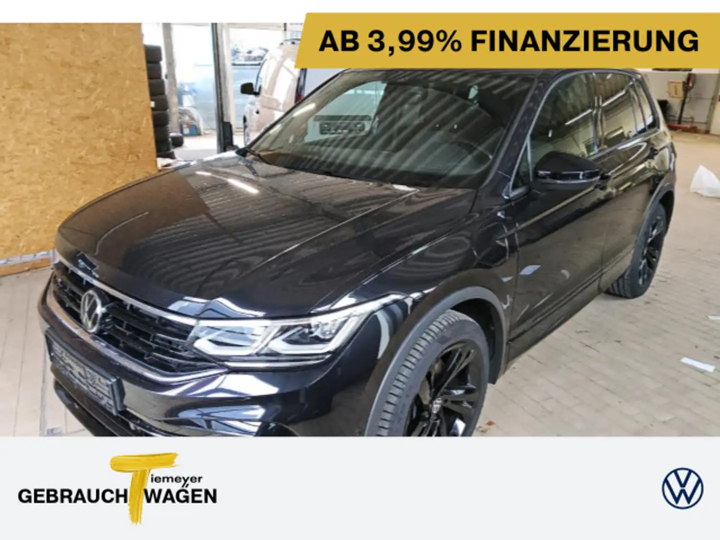 Volkswagen Tiguan 1.4 eHybrid R-LINE BLACK STYLE IQ PANO AH Schwarz - 1
