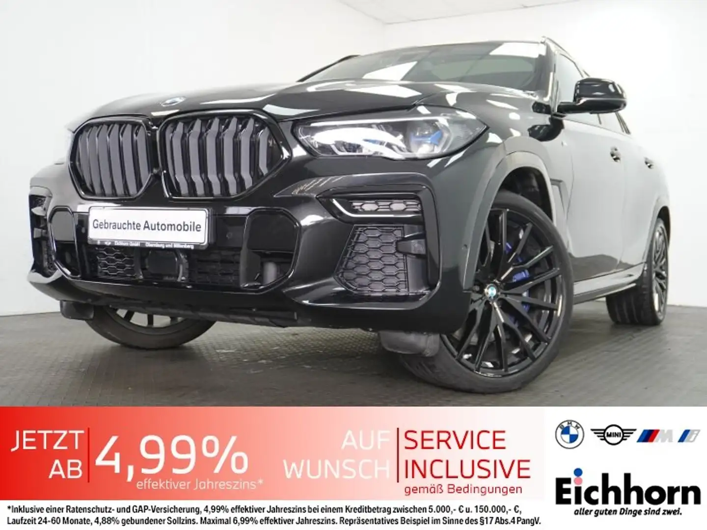 BMW X6 xDrive40d M Sportpaket *PGSD.INNOPAKET* Schwarz - 1