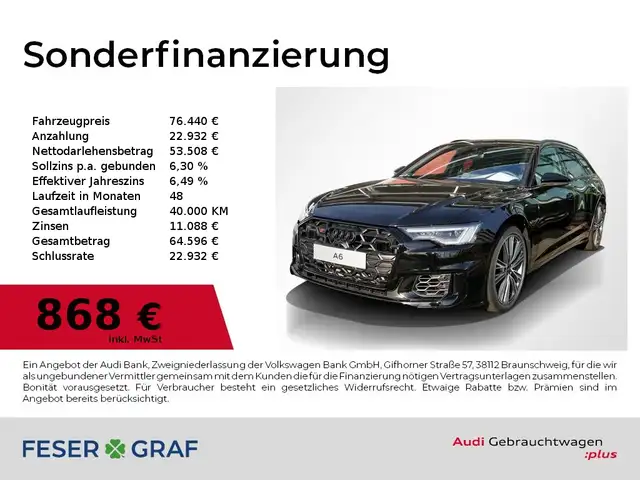 Audi S6 Avant TDI AHK,Matrix,B&O,Leder,Sportsitze+