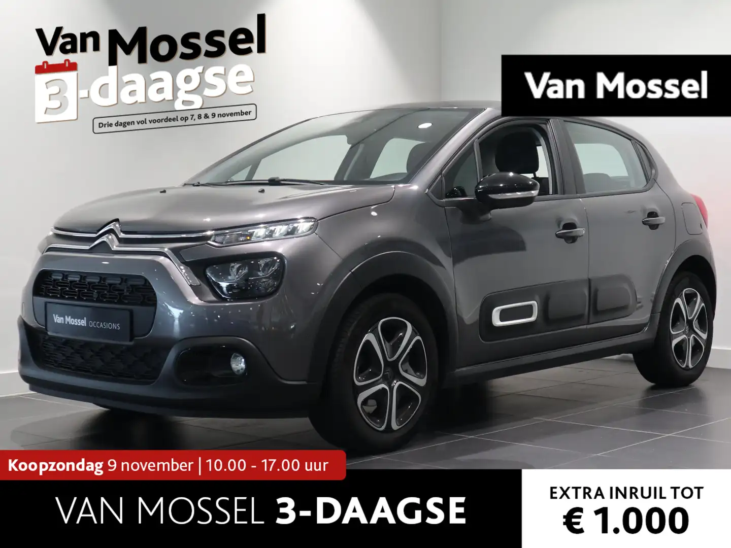 Citroen C3 Plus - CLIMATE CONTROL - APPLE CARPLAY/ANDROID AUT Grijs - 1