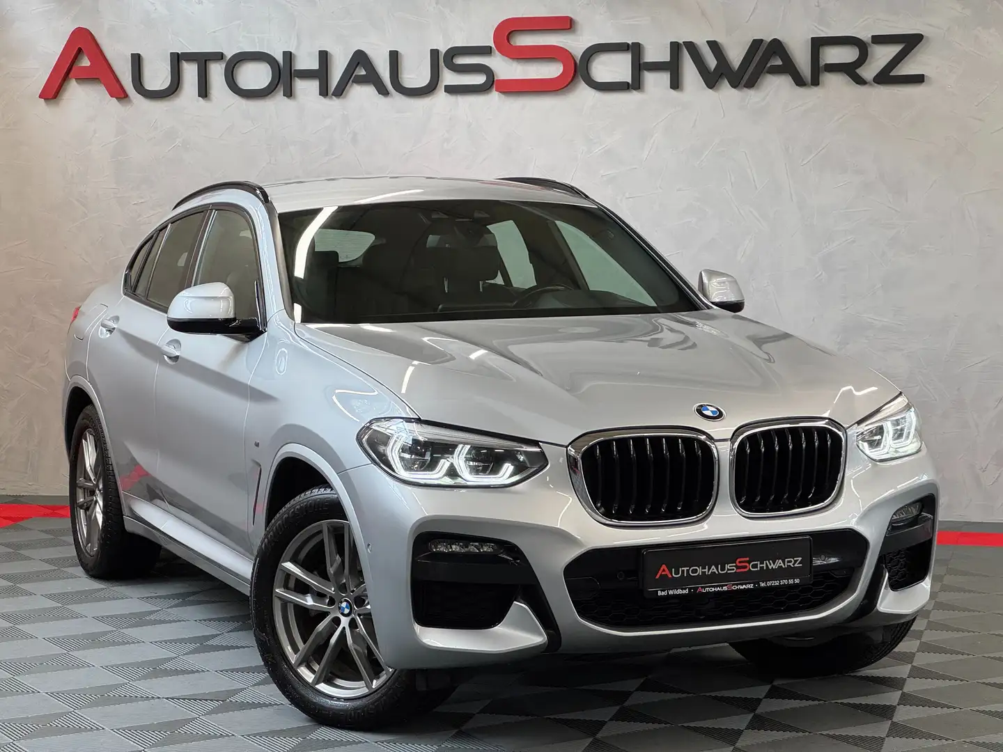 BMW X4 xDrive 20d M-Paket Shadow AHK Kamera HuD Led Silber - 1