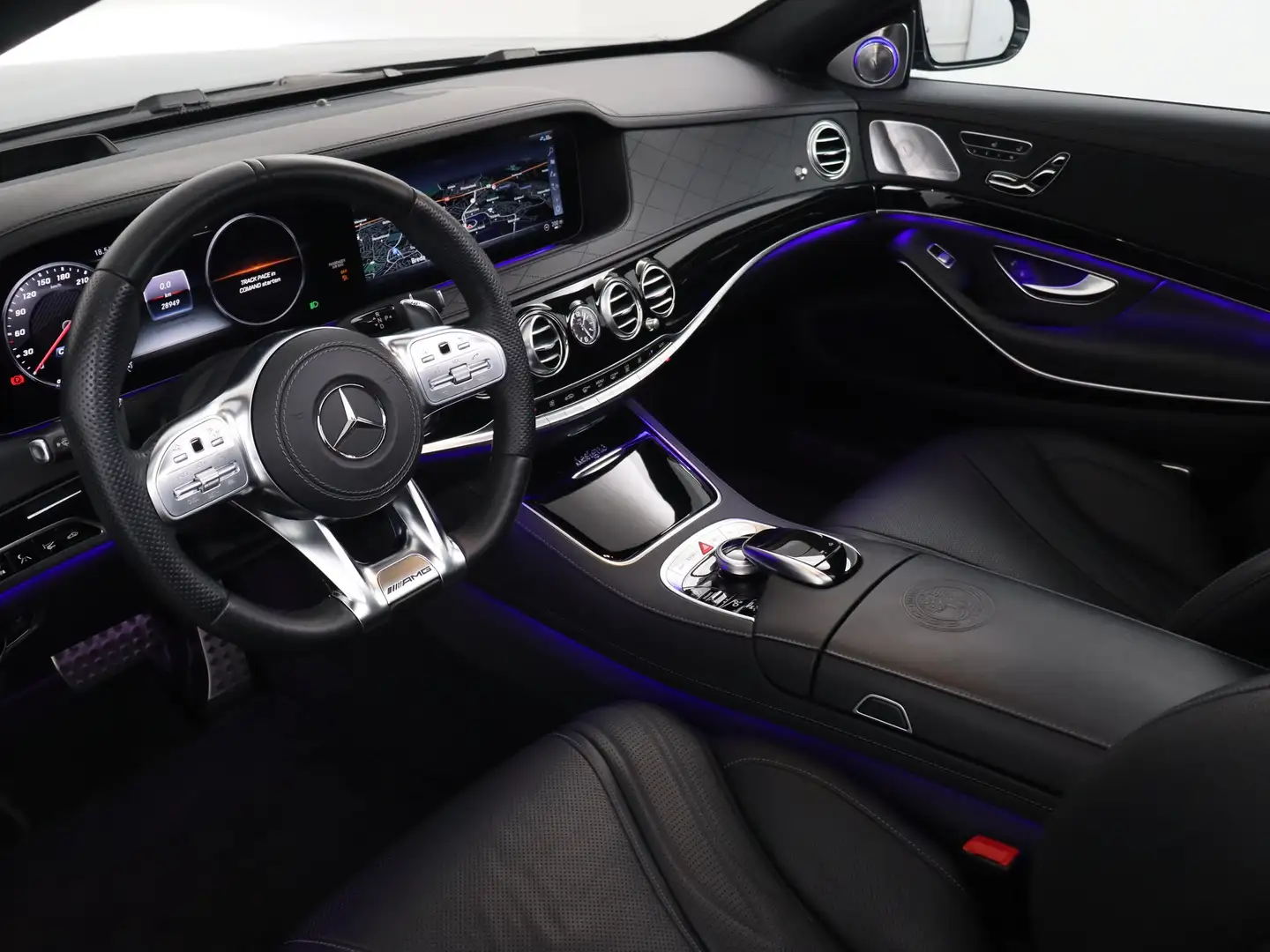 Mercedes-Benz S 63 AMG 4Matic+ Lang Premium Plus Designo VOL Gris - 2