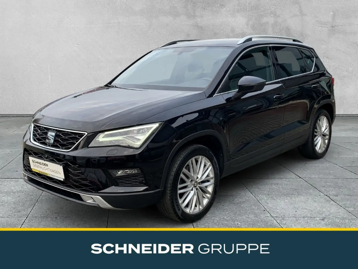 SEAT Ateca 2.0 TSI 4Drive Xcellence 360+SHZ+NAV+BEATS Schwarz - 1