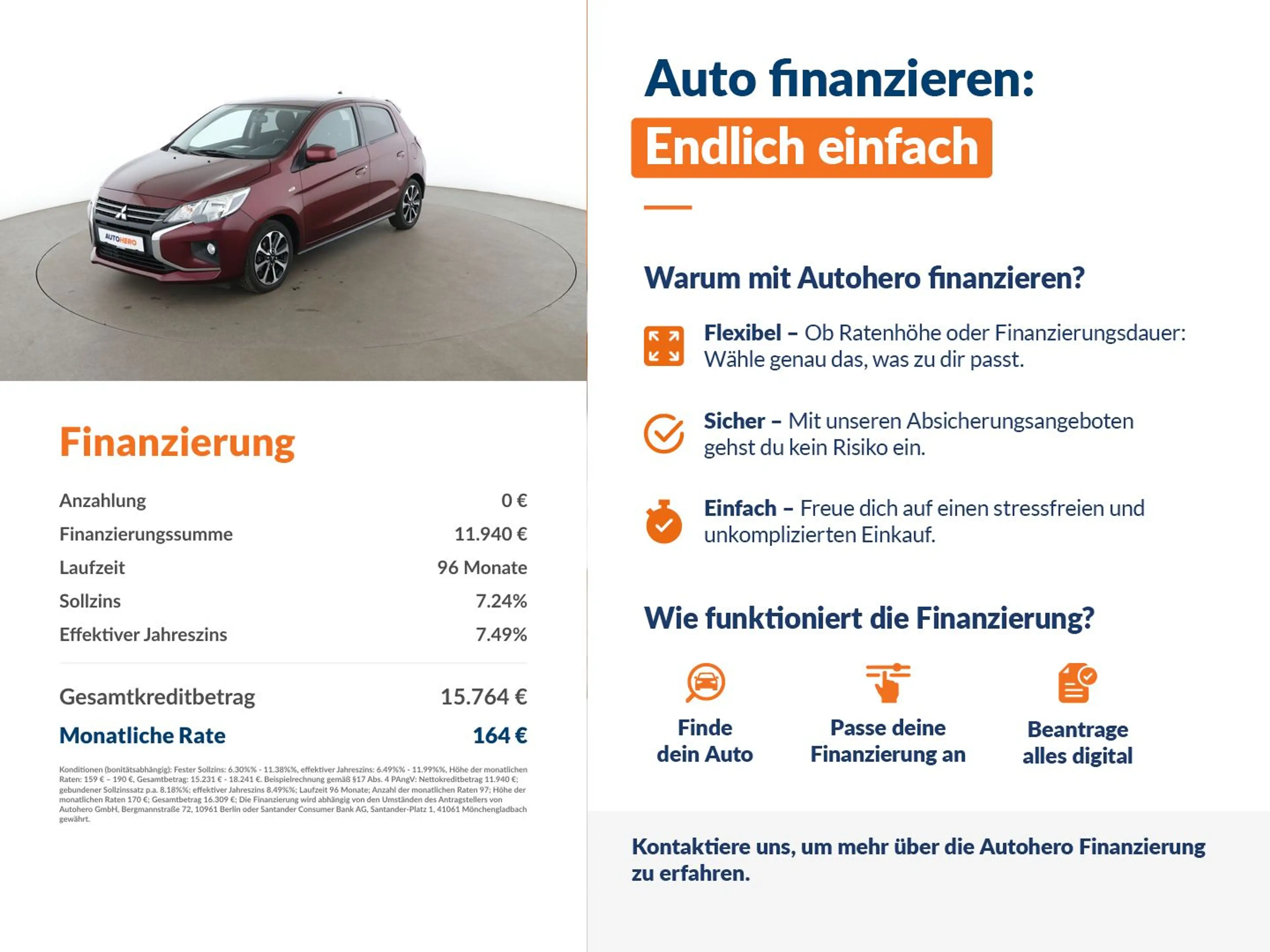 Mitsubishi Space Star 1.2 Spirit+*NAVI*SHZ*KLIMA*TEMPO*GARANTIE* — photo 2
