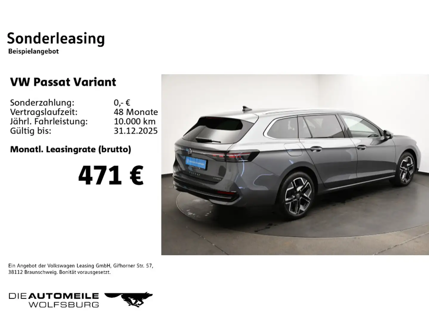 Volkswagen Passat Variant 1.5 eTSI Hybrid DSG Elegance neue Grau - 2