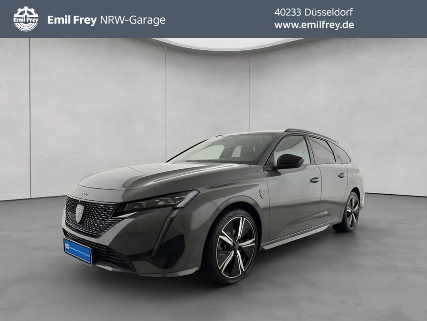 Peugeot 308 SW PureTech 130 EAT8 GT AHK+LED+NAVI+PDC Gris - 1