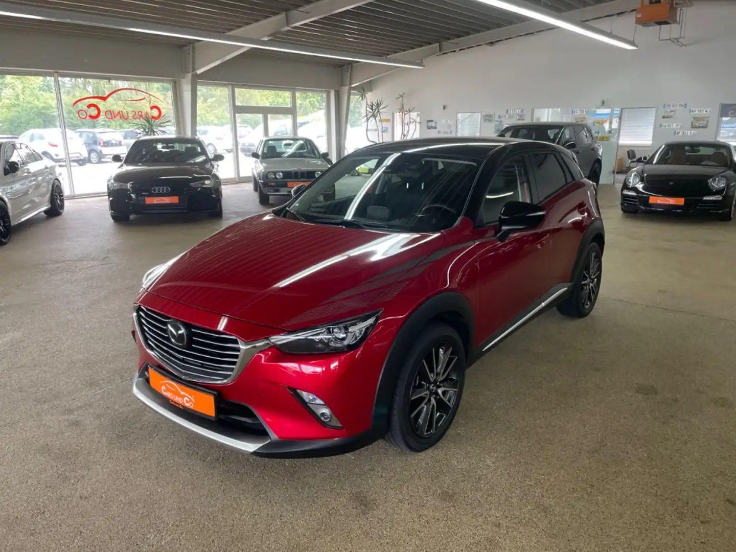 Mazda CX-3 Sports-Line AWD 1H *SHZ*NAV*LED*PDC*R-Kam* Red - 1