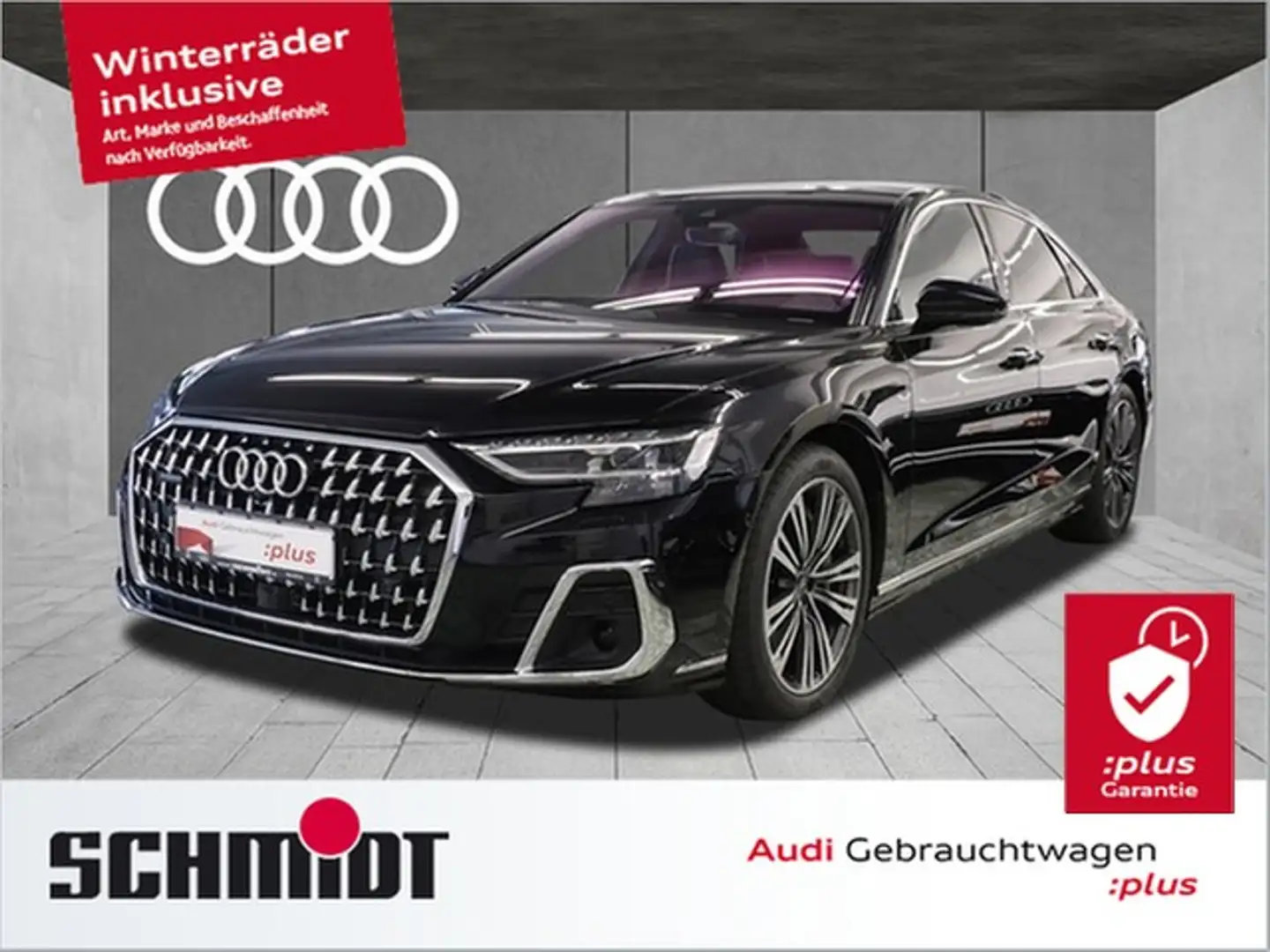 Audi A8 60 TFSIe quattro Pano HuD Digit. Matrix LED B&O... Schwarz - 1